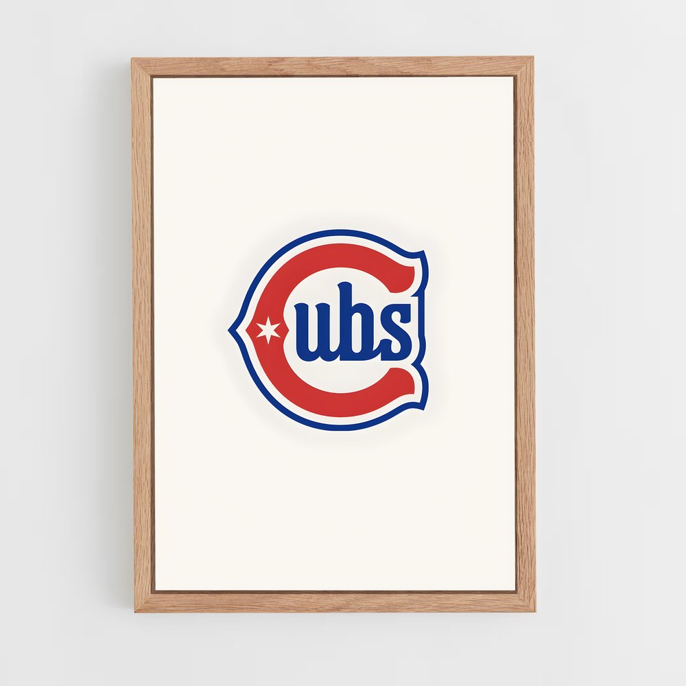 Poster Chicago de cubs – affiche Baseball (vue 4)